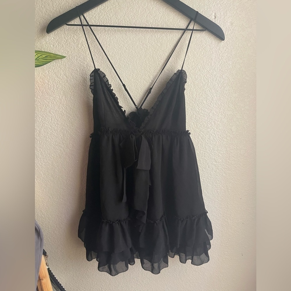 Victoria secret sheer baby doll top